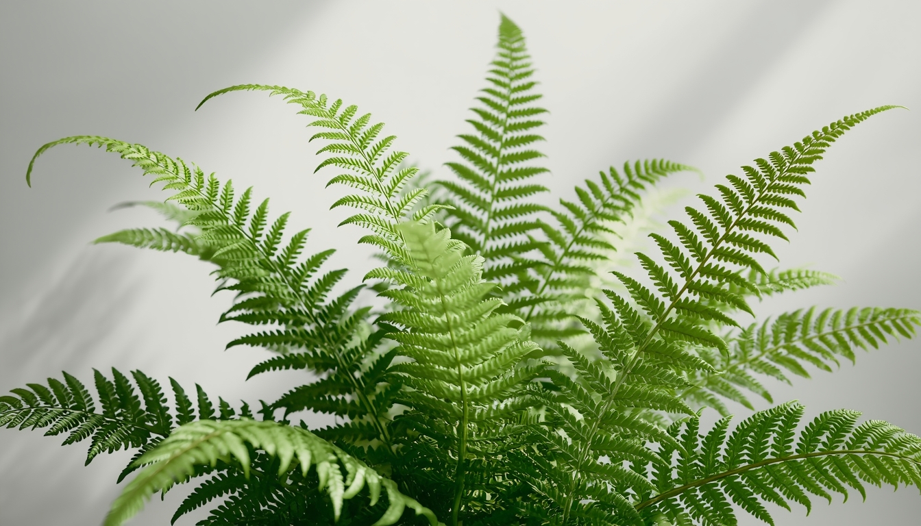 Boston Fern in hanging planter